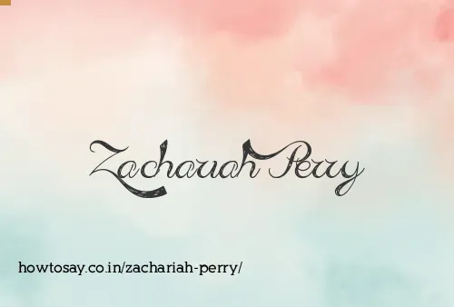 Zachariah Perry