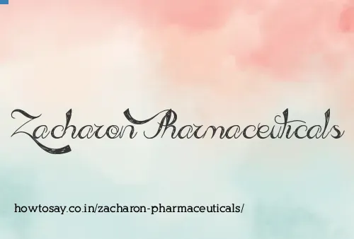 Zacharon Pharmaceuticals