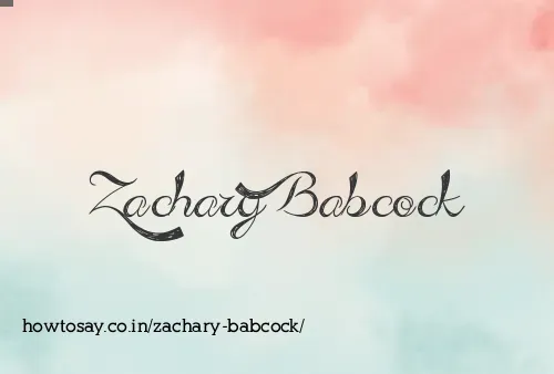 Zachary Babcock