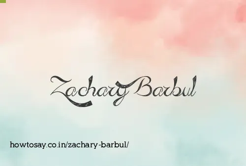Zachary Barbul