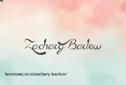 Zachary Barlow