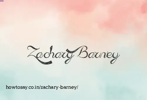 Zachary Barney