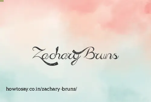 Zachary Bruns