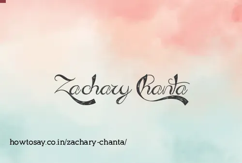 Zachary Chanta