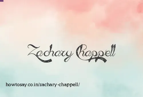 Zachary Chappell