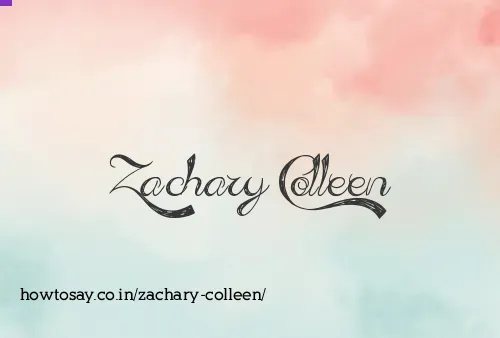 Zachary Colleen