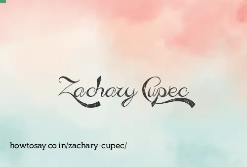 Zachary Cupec