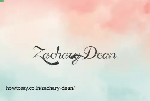 Zachary Dean