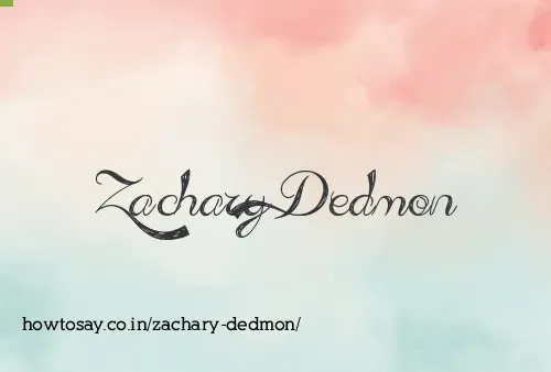 Zachary Dedmon