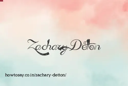 Zachary Detton