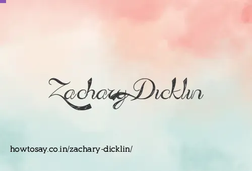 Zachary Dicklin