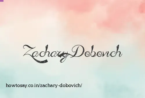 Zachary Dobovich