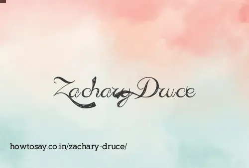 Zachary Druce