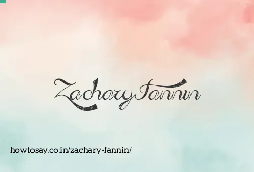 Zachary Fannin