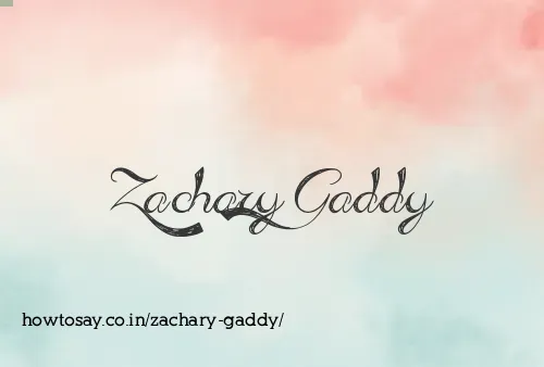Zachary Gaddy