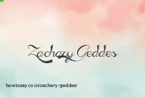 Zachary Geddes