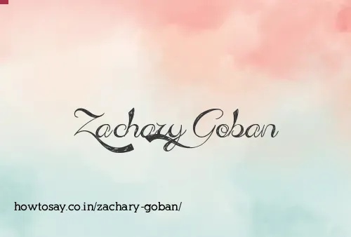 Zachary Goban