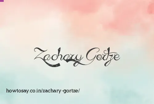 Zachary Gortze