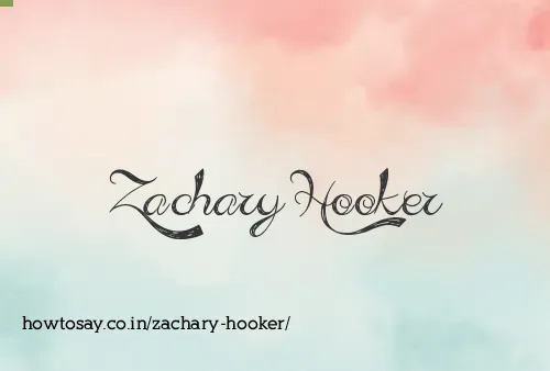 Zachary Hooker