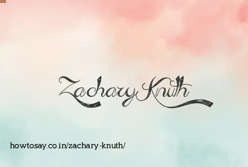 Zachary Knuth