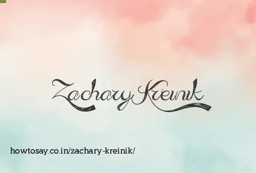 Zachary Kreinik