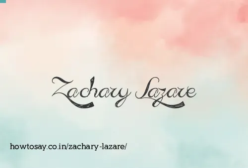 Zachary Lazare