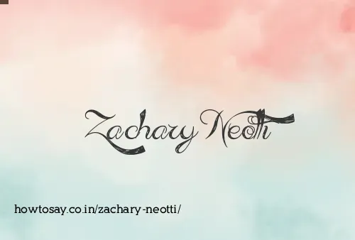 Zachary Neotti