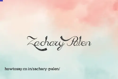 Zachary Palen