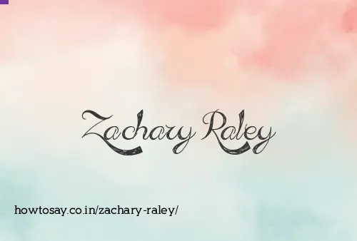 Zachary Raley
