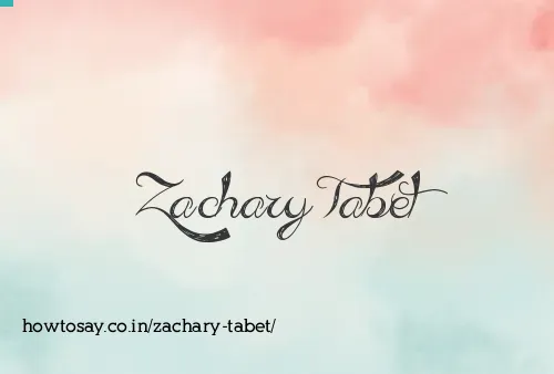 Zachary Tabet
