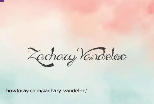 Zachary Vandeloo