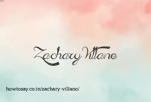 Zachary Villano