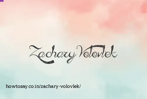 Zachary Volovlek