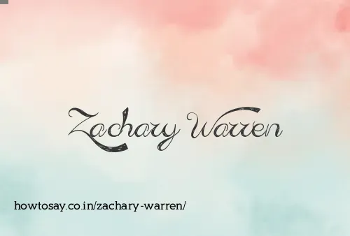 Zachary Warren