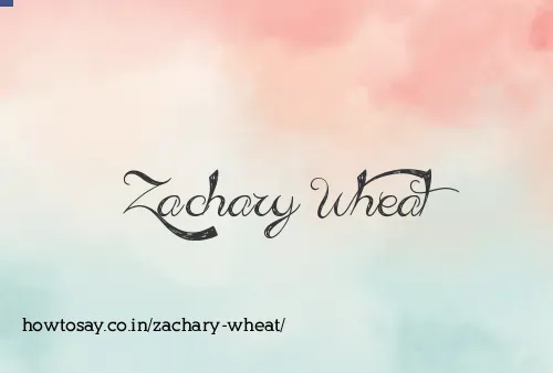 Zachary Wheat