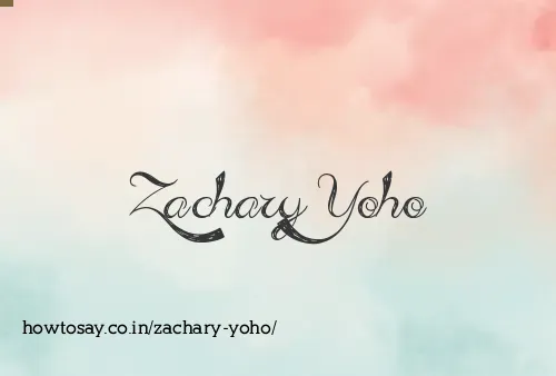Zachary Yoho