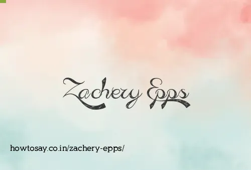 Zachery Epps