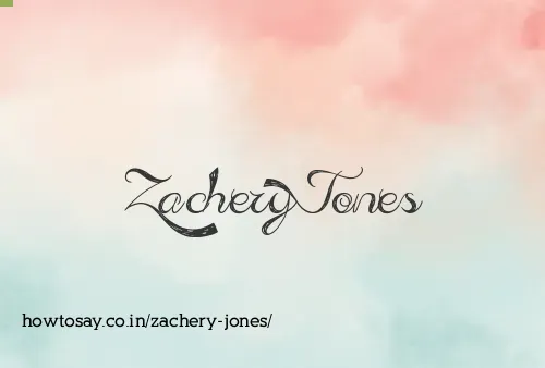 Zachery Jones