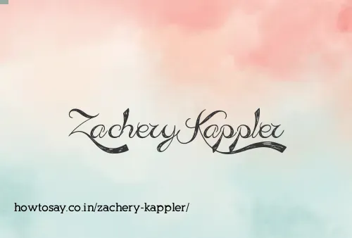 Zachery Kappler