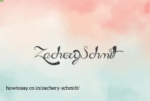 Zachery Schmitt