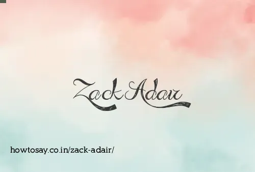 Zack Adair