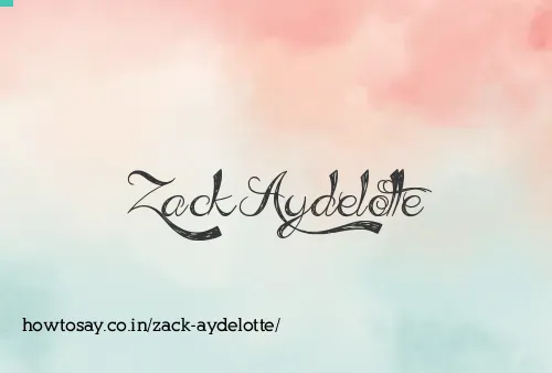 Zack Aydelotte