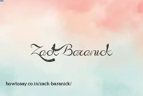 Zack Baranick