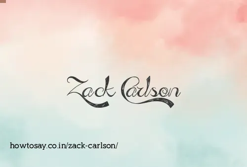 Zack Carlson