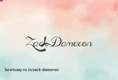 Zack Dameron