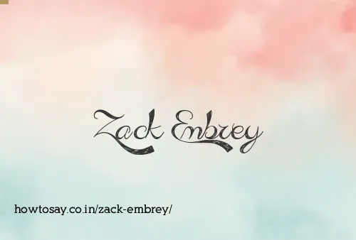 Zack Embrey