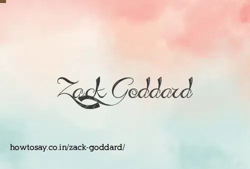 Zack Goddard