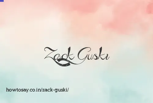 Zack Guski