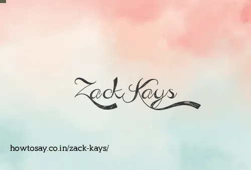 Zack Kays