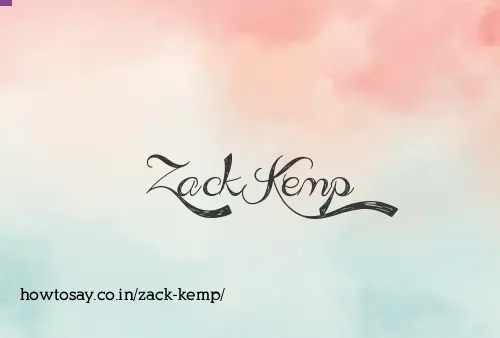 Zack Kemp